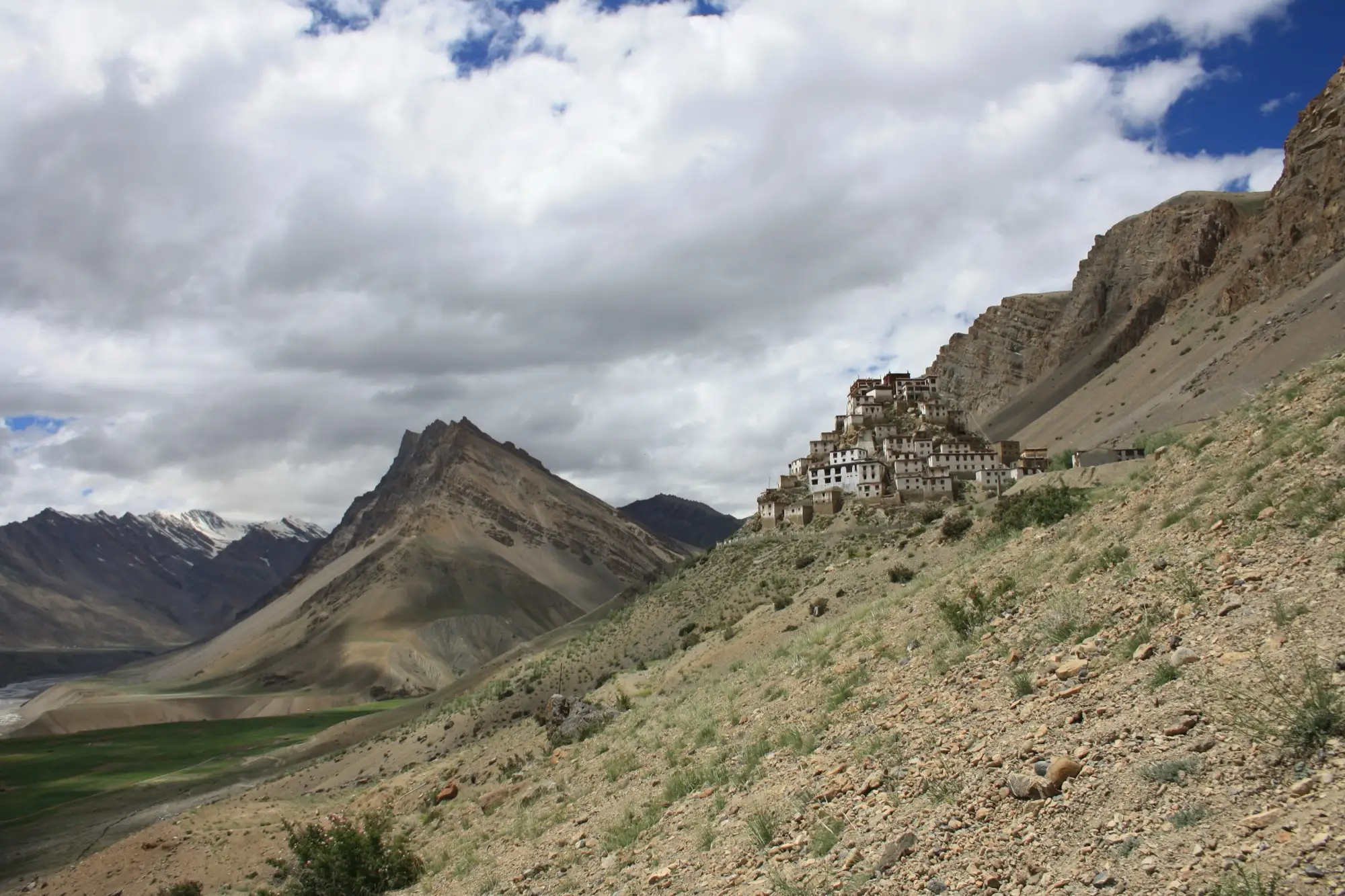 Key monastery on its hillside above the Spiti valley